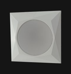 SN-112 Recessed Square LED Backlit Panel Light 12W