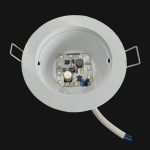 SN-137 Recessed Round LED Backlit Panel Light 12W